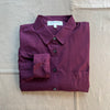 Jo Shirt in Cotton Poplin, Plum