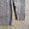 Cable Knit 1/4 Zip Sweater, Taupe