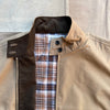 Brighton Zip Jacket in Twill Gabardine, Khaki