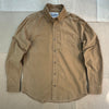 Pinwale Corduroy Button Down Shirt, Khaki