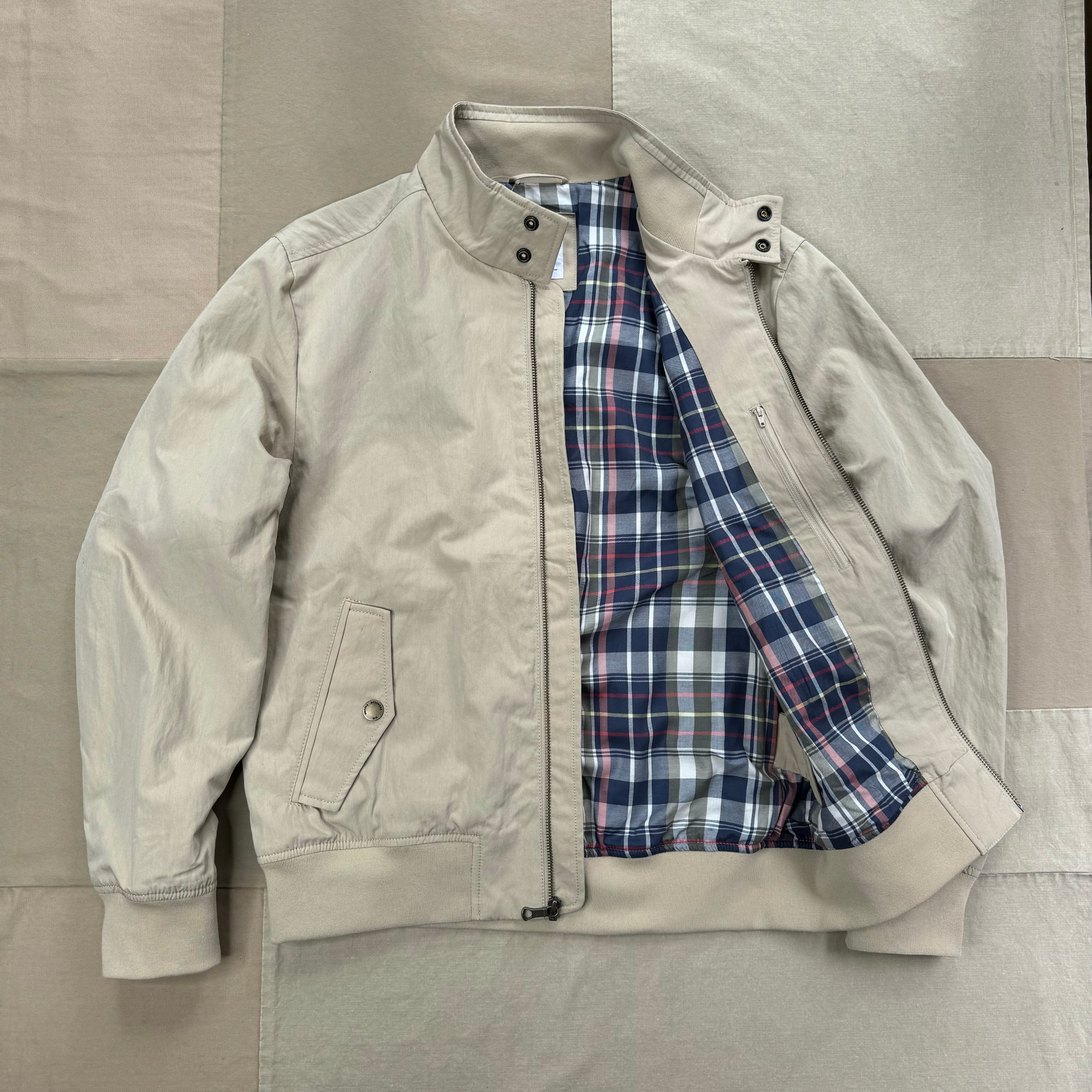 ほ*ん様 Q retailor HARRINGTON JACKET Harrington Jacket - Pewter Cream – Dearborn Denim & Apparel