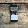 Holiday Deer Crew Socks, Navy