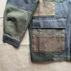 Olive Patchwork Twill MW Fatigue Jacket