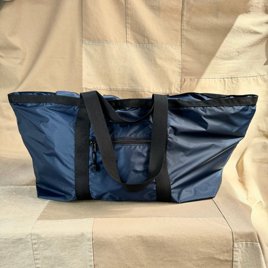 Nylon Weekender Bag, Navy