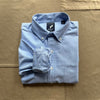 Modern Long Sleeve Oxford Popover, Blue
