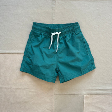 Kid's Bobby Swim Shorts, Oxford Green