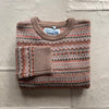 Fairisle Crewneck Sweater, Camel