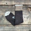 Tip, Heel, & Toe, Donegal Wool Socks, Brown