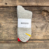 Merino Wool Ragg Socks, Red