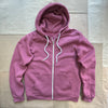 Basic Zip Hoodie, Wine