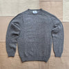 Donegal Wool Crewneck Sweater, Grey Speckled