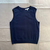 Odette Sweater Tank in Cotton Cashmere, Navy