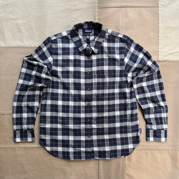 Women's Lightweight Fjord Flannel Shirt, Evergreen Fjord Smolder Blue