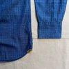 Stout Weave Chambray Shirt, Indigo Check