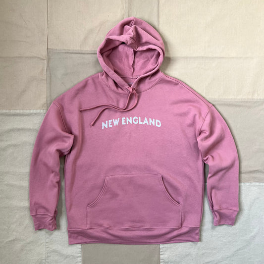 New England Arch Hoodie, Dusty Red