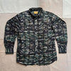Utility Shirt, Batik Print Camo Madras
