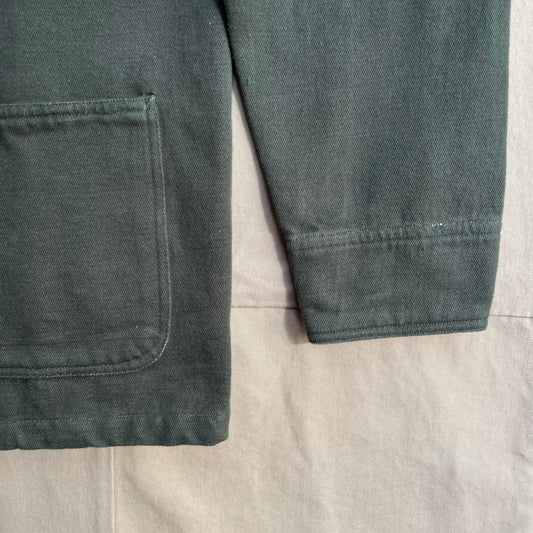 10oz Twill Weave Denim Chore Jacket, Olive