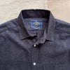 Teca Solid Flannel Shirt, Charcoal
