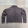 Taylor Roll Neck Cardigan in Cotton Cashmere, Chocolate/Truffle