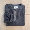 New Windsor Double Cloth Henley, Charcoal Heather