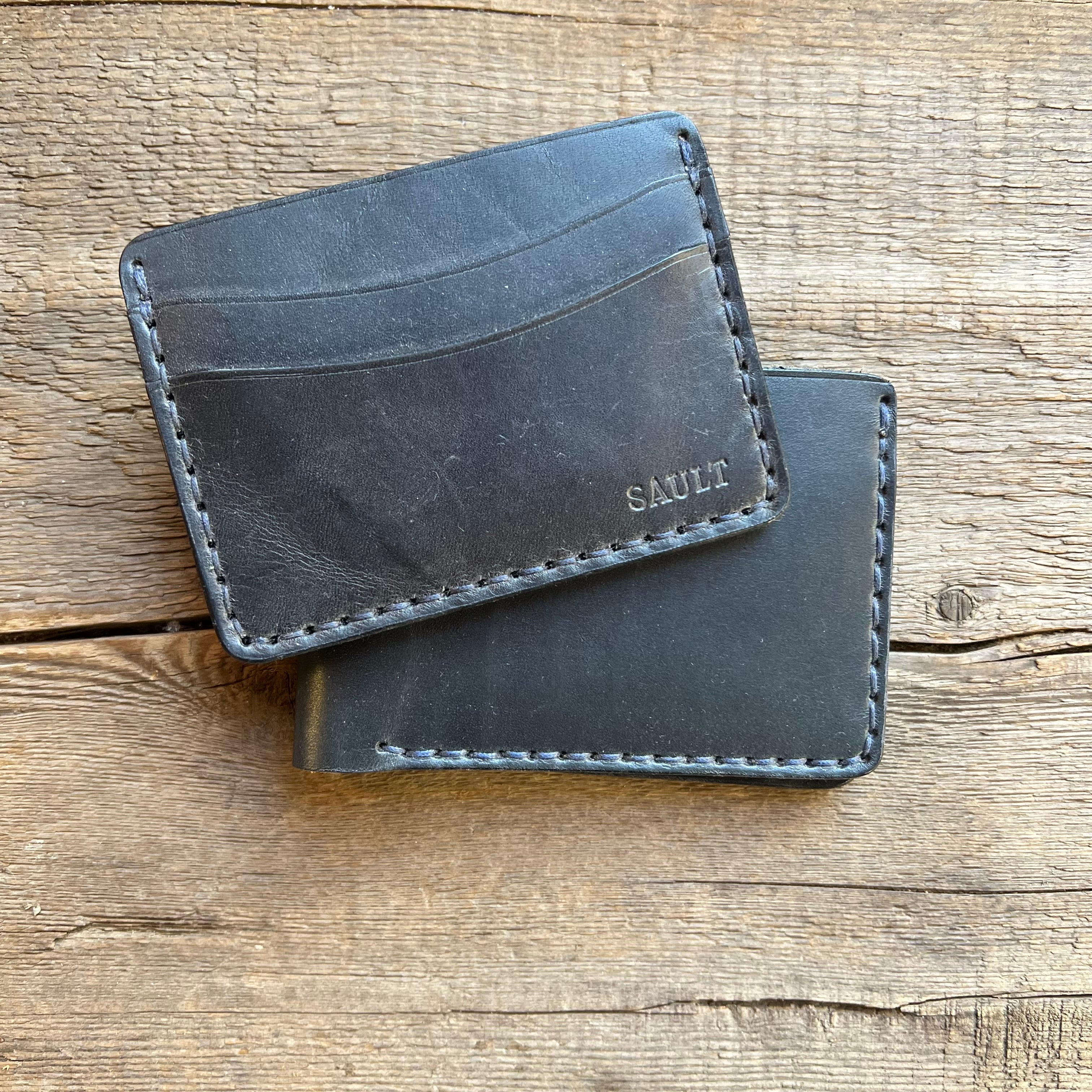 HUMAN MADE LEATHER WALLET navy HUMAN MADE Leather Wallet Navy
