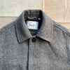 Pine Wool Coat, Grey Herringbone