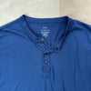 Long Sleeve Supima Jersey Henley, Navy