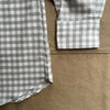 Gingham Oxford Shirt, Grey/White
