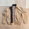 Brighton Zip Jacket in Twill Gabardine, Khaki
