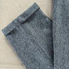 Wool Herringbone Trousers, Grey