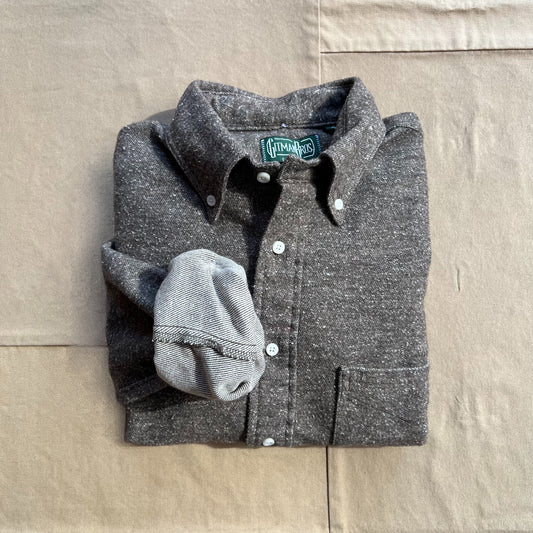 Brown Nepped Chambray Shirt