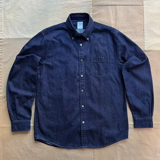Archival Denim Shirt in Cotton Twill, Indigo