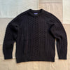 Recycled Wool-Blend Cable Knit Crewneck Sweater, DNBR