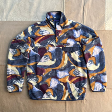 Women's Lightweight Synchilla Snap-T Pull Over, Smudge Smolder Blue