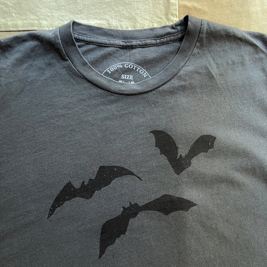 Bats T-Shirt, Charcoal
