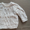 Kid's Fisherman Sweater, Cream