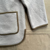 Cambridge Jacket in Boiled Wool, Alabaster