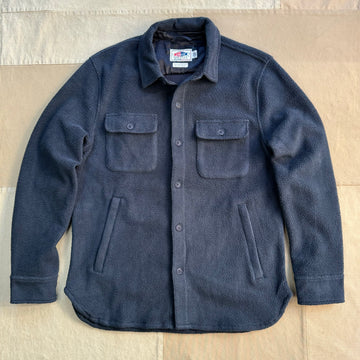 Micro Fleece CPO Shirt Jacket, Navy