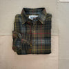 Plaid Cotton Flannel Shirt, Moss