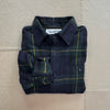 Plaid Cotton Flannel Shirt, Black Watch