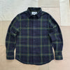 Plaid Cotton Flannel Shirt, Black Watch