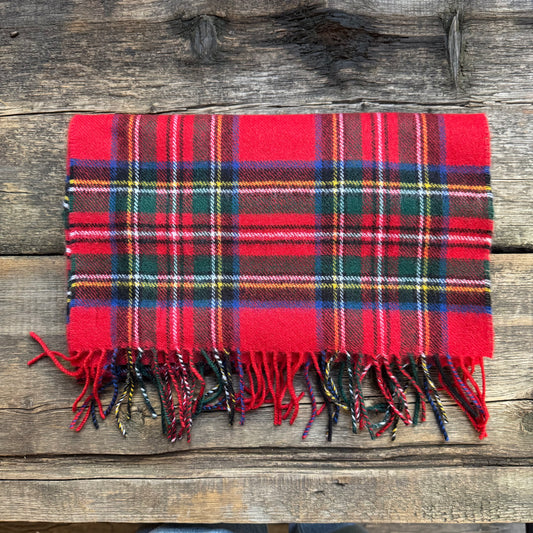 Oversized Lambswool Scarf, Royal Stewart