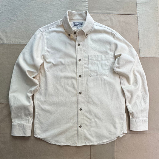 Cotton Flannel Shirt, Oatmeal