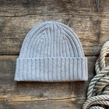 Cashmere Cairn Hat, Felt Grey