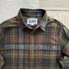 Plaid Cotton Flannel Shirt, Moss