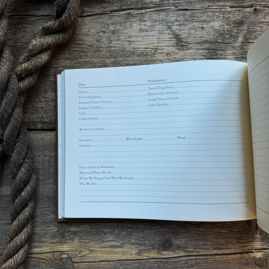 Ship's Log Journal, Brown