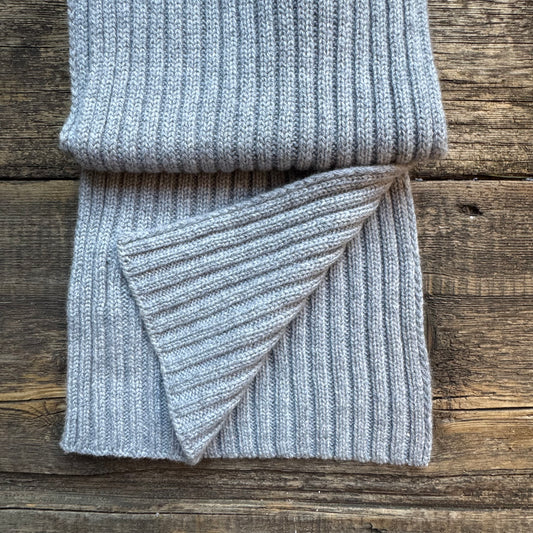 Cashmere Cairn Scarf, Felt Grey
