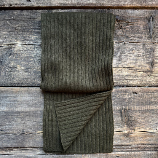 Cashmere Cairn Scarf, Military