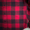 Plaid Cotton Flannel Shirt, Red