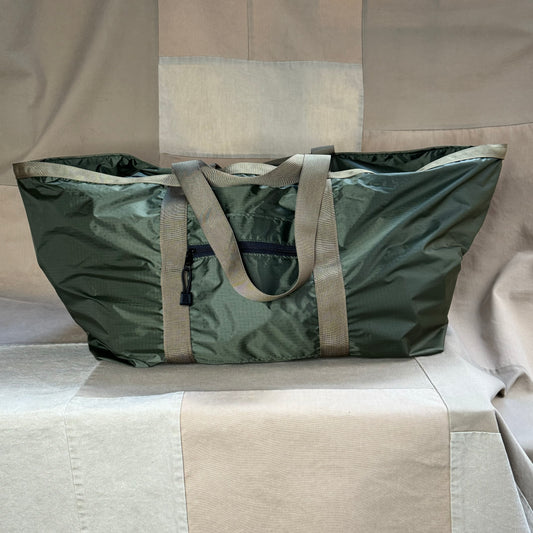 Nylon Weekender Bag, Olive